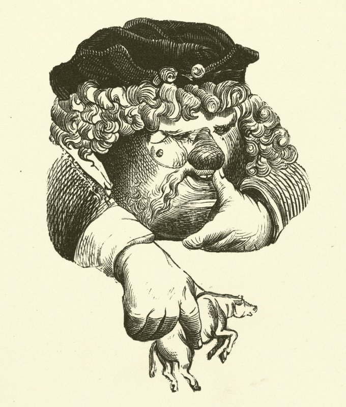 Funga abarobyi hamwe na balsero ye, ubwoko bwinyanja ya pasifika by Gustave after Dore