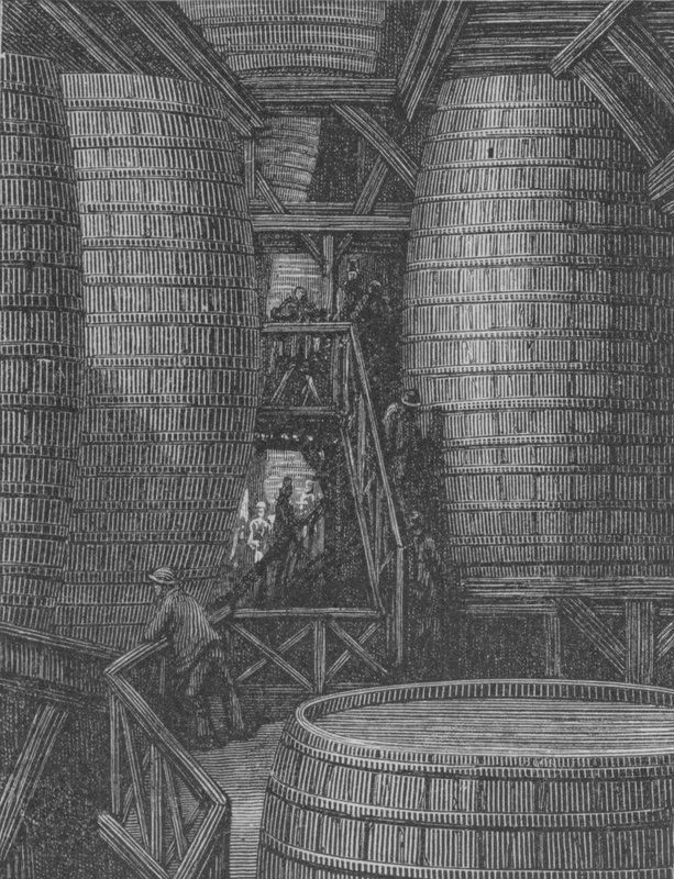 Interieur DUne Brasserie  by Gustave after Dore
