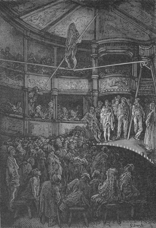 LAcrobate  by Gustave after Dore