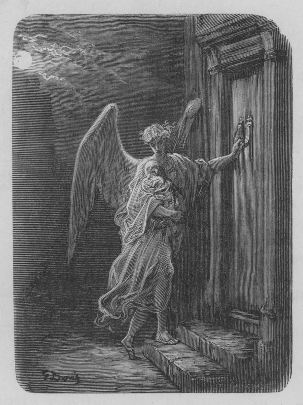 LAnge De La Charite  by Gustave after Dore