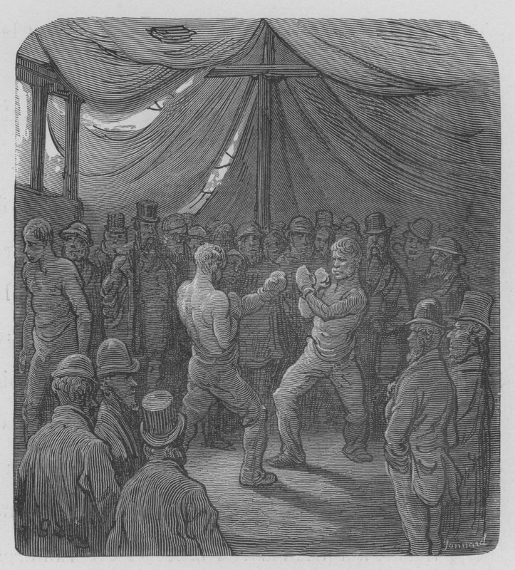 La Boxe  by Gustave after Dore