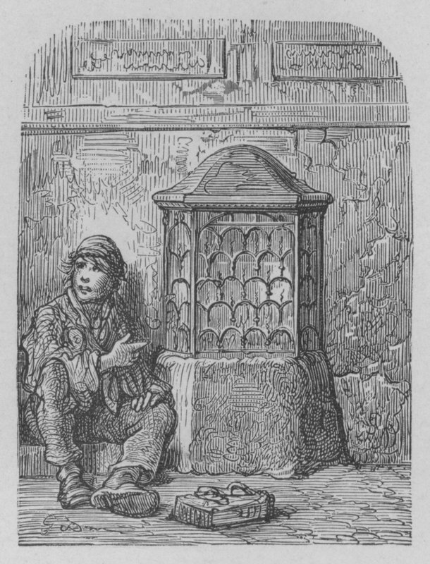 La Plus Vieille Pierre De Londres  by Gustave after Dore