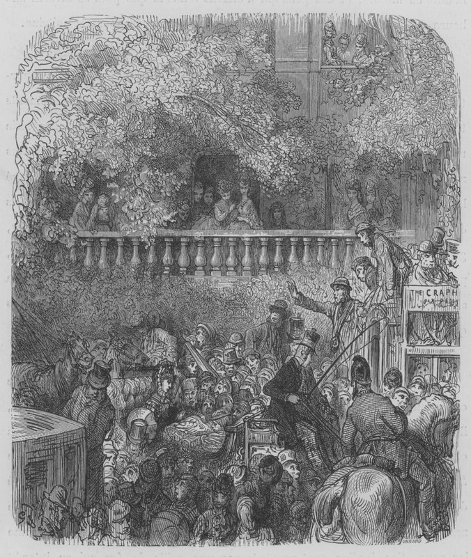 Le Derby, Sur La Route  by Gustave after Dore