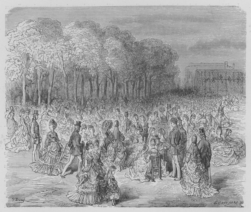Le Jardin Zoologique  by Gustave after Dore