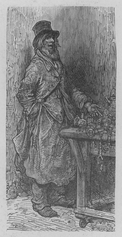 Le Marchand De Serrures  by Gustave after Dore