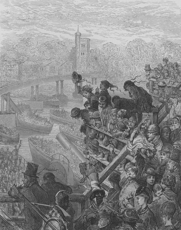 Le Retour  by Gustave after Dore