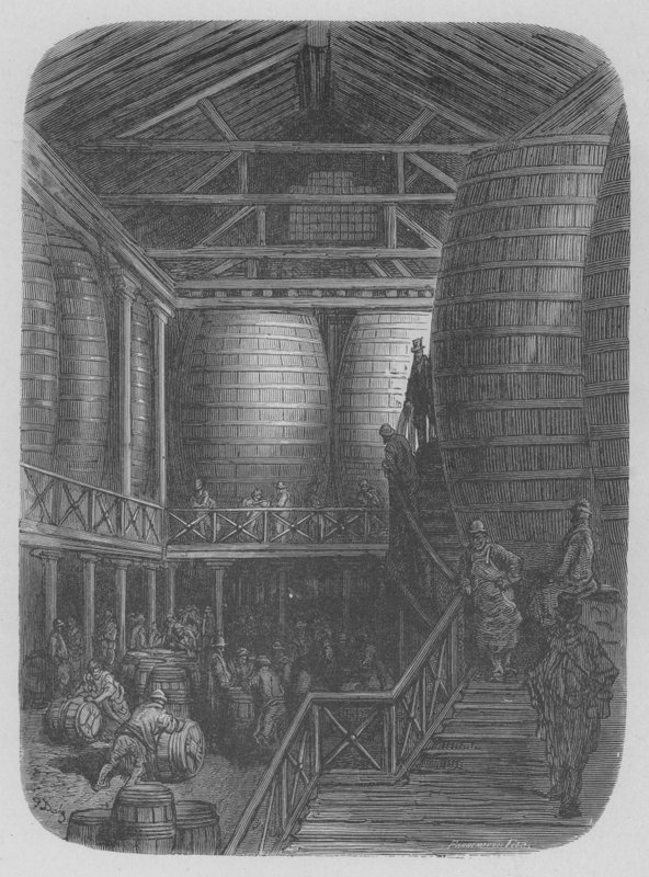Les Grands Tonneaux  by Gustave after Dore