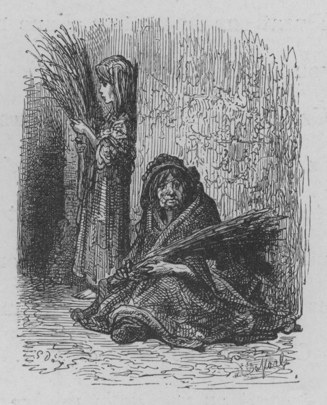 Marchandes De Lavande  by Gustave after Dore