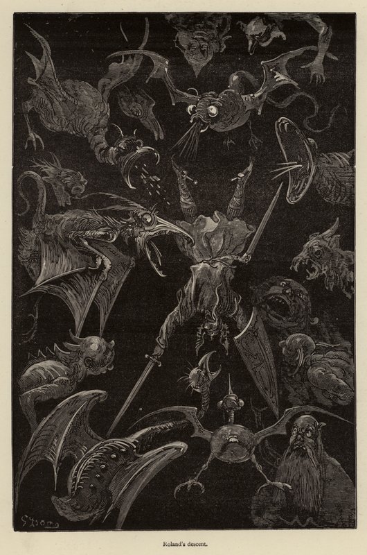 En iyi yatak odası by Gustave after Dore