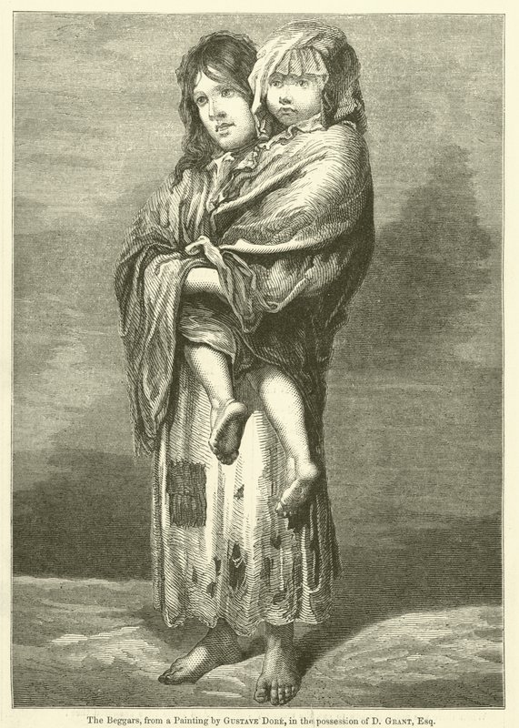 The Beggars  by Gustave after Dore