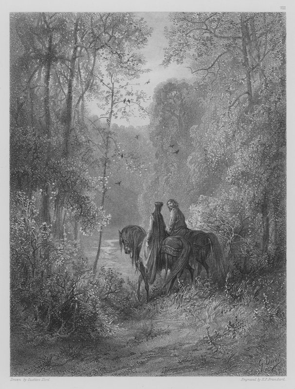 The Dawn of Love  by Gustave after Dore