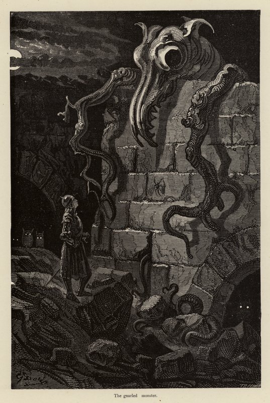Uburiri-busanzwe kuri Crocodile by Gustave after Dore