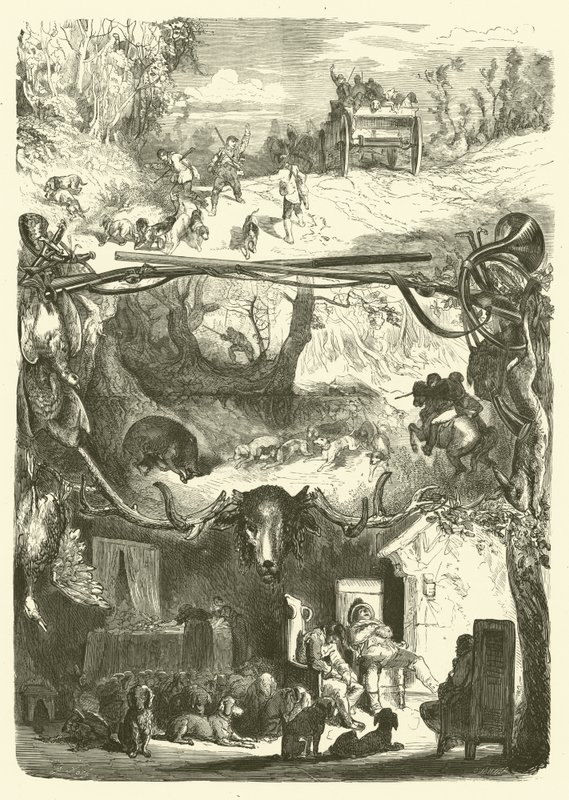 Scène du deluge by Gustave after Dore