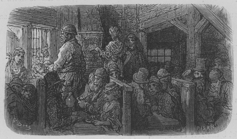 Une Taverne  by Gustave after Dore