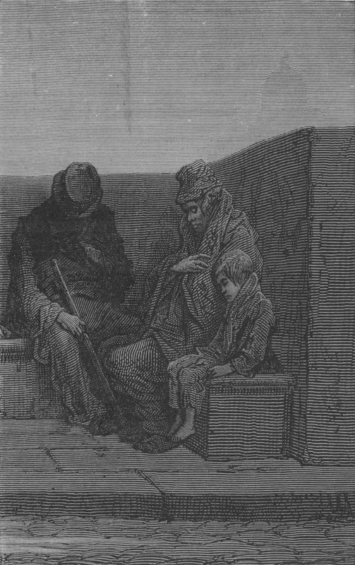 Vagabonds  by Gustave after Dore