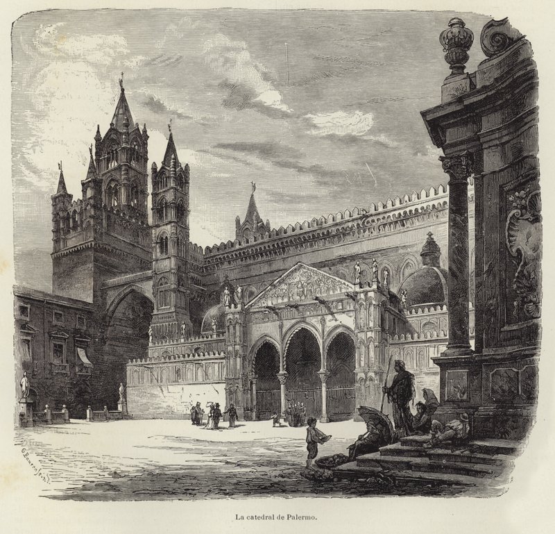 Palermo Katedrali by Gustave Bauernfeind