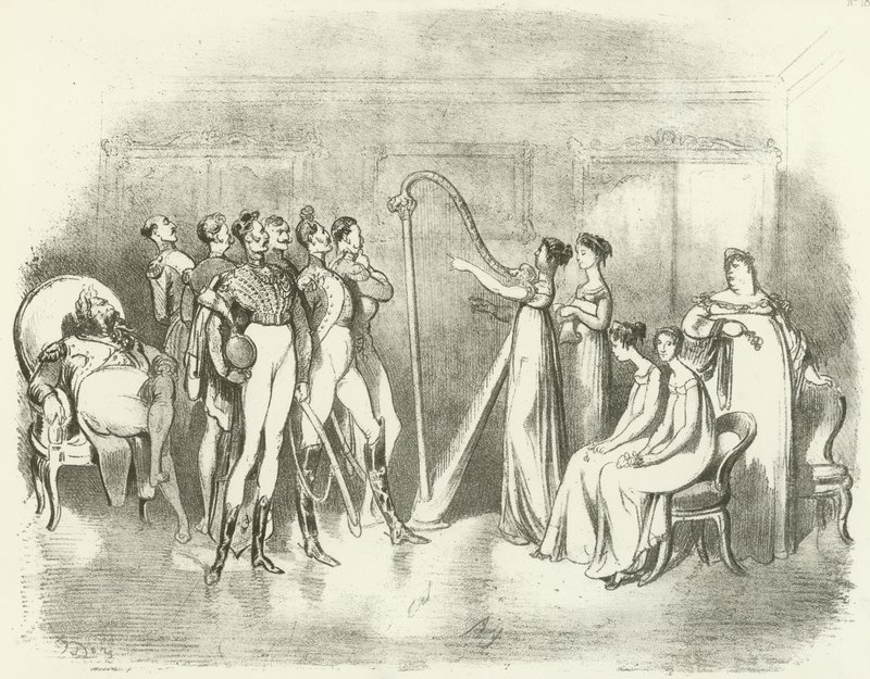 Corinna or Vocal Charms 1810 (gravure) by Gustave Dore