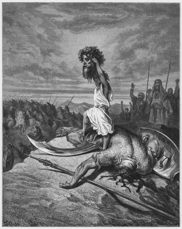 Gustave Dore İncil: David ve Goliath by Gustave Dore
