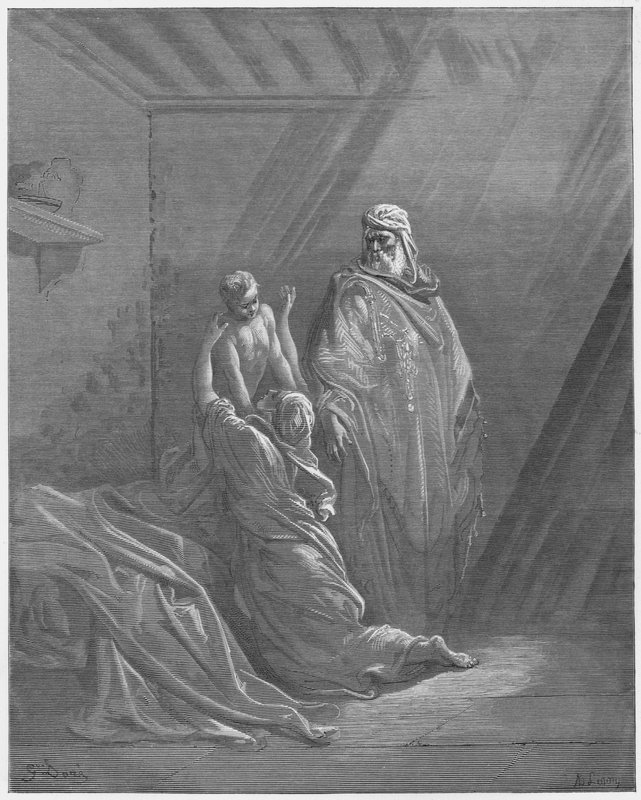 Gustave Dore İncil: Elijah, Tsarephath