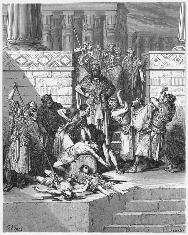 Gustave Dore İncil: Tsedekiya