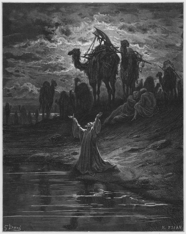 Gustave Dore İncil: Yakup'un duası by Gustave Dore