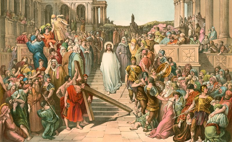 İsa, Calvary yolunda by Gustave Dore