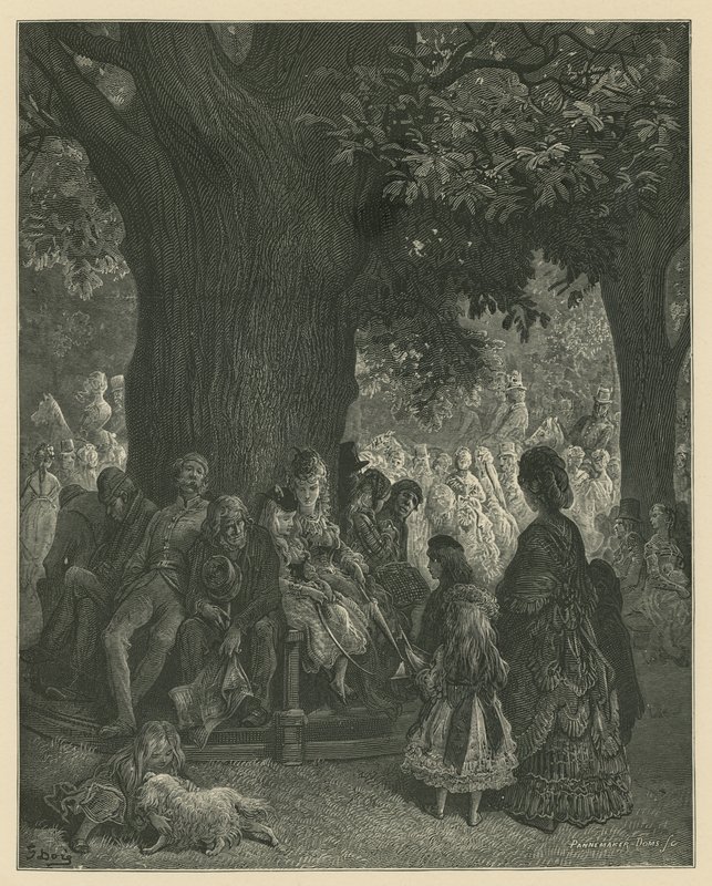ಕೆನ್ಸಿಂಗ್ಟನ್ ಗಾರ್ಡನ್ಸ್, ಲಂಡನ್ ಟರ್ಕ್ by Gustave Dore