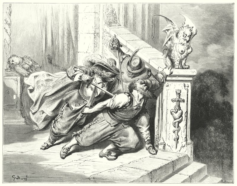 Mavi Sakal; Mavi Sakal (gravür) by Gustave Dore