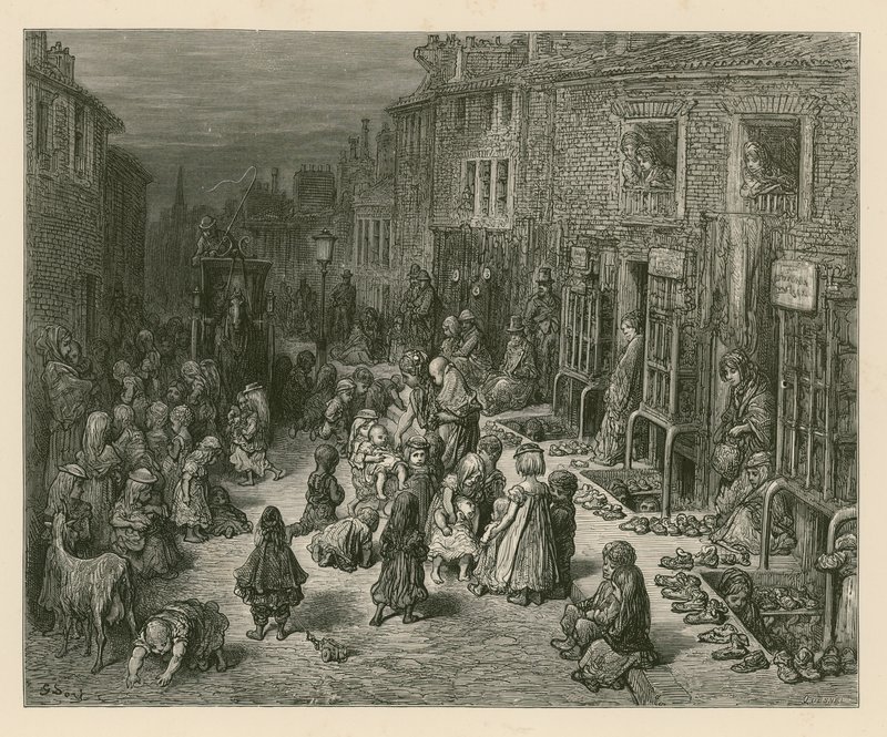 Yedi Kadran, Londra by Gustave Dore