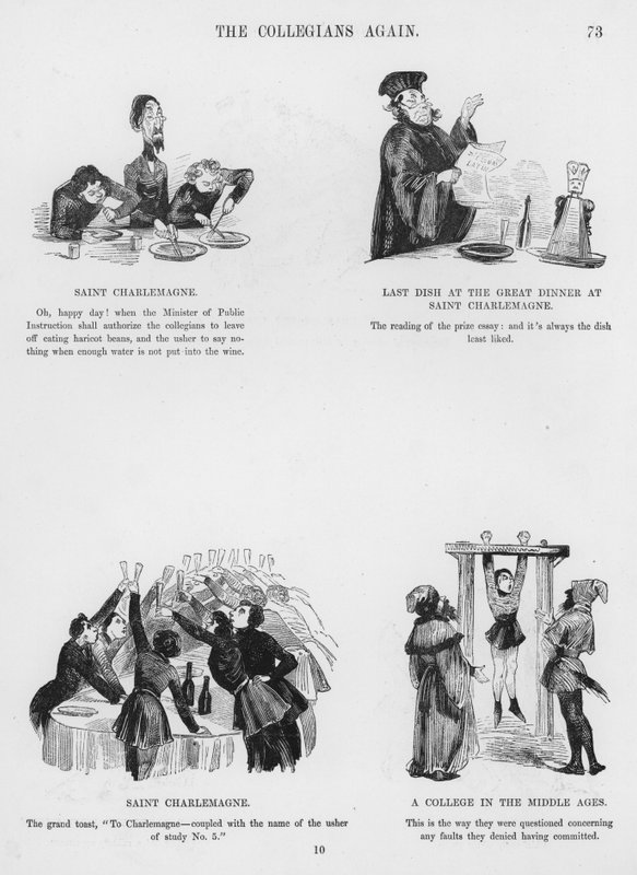 Gustave Dore'dan Esprili ve Grotesk Eskizler (gravür) by Gustave Dore
