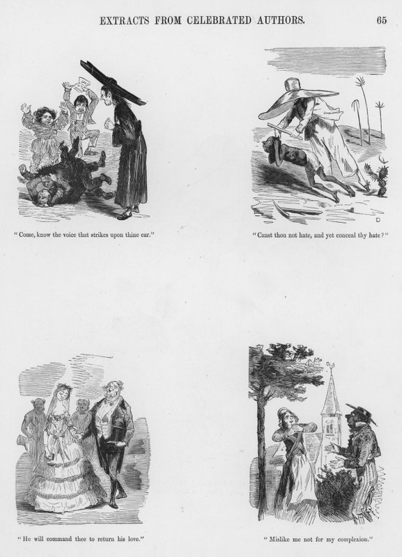 Gustave Dore tarafından Esprili ve Grotesk Eskizler (gravür) by Gustave Dore