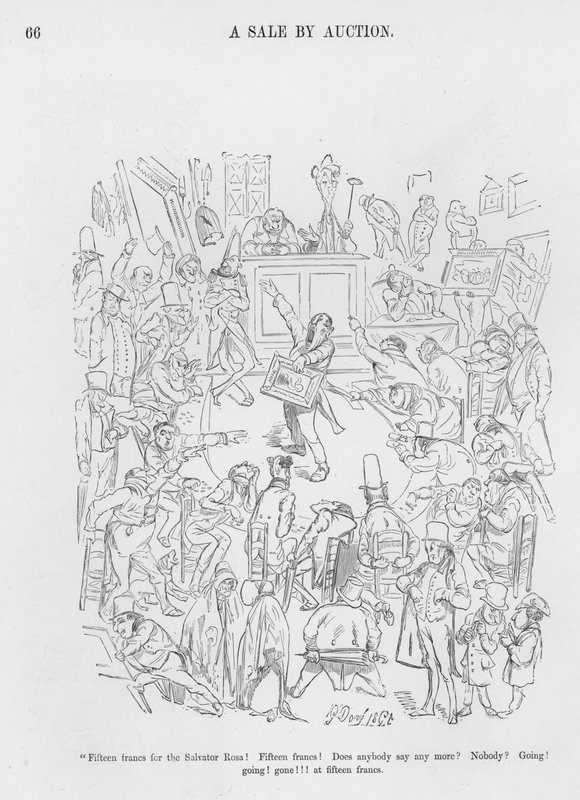 Gustave Dore tarafından Esprili ve Grotesk Eskizler (gravür) by Gustave Dore