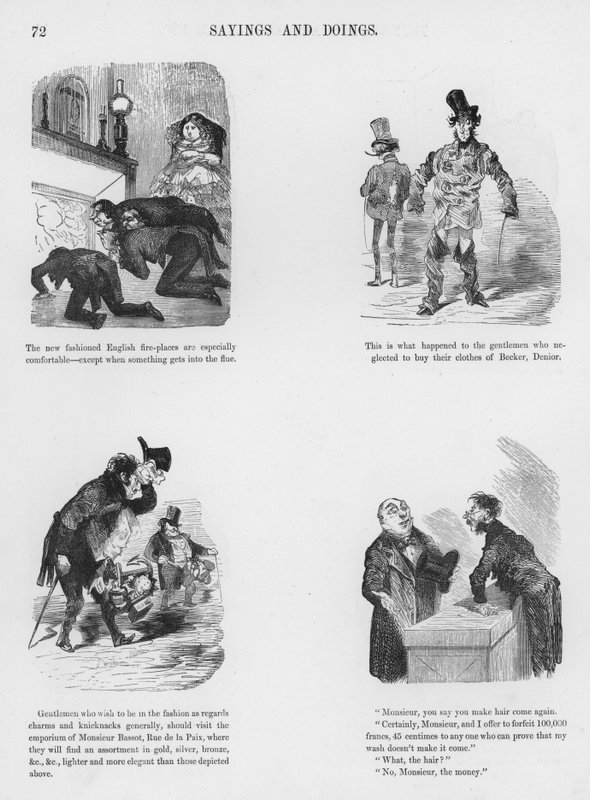 Gustave Dore tarafından Esprili ve Grotesk Eskizler (gravür) by Gustave Dore