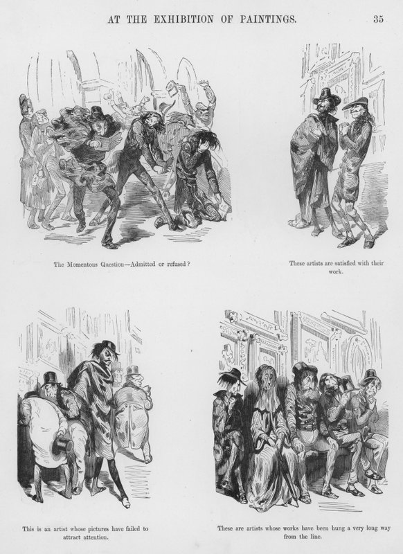 Gustave Dore tarafından Esprili ve Grotesk Eskizler (gravür) by Gustave Dore