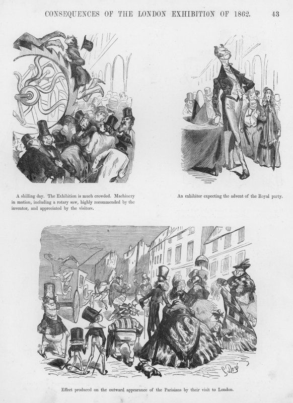 Gustave Dore tarafından Esprili ve Grotesk Eskizler (gravür) by Gustave Dore