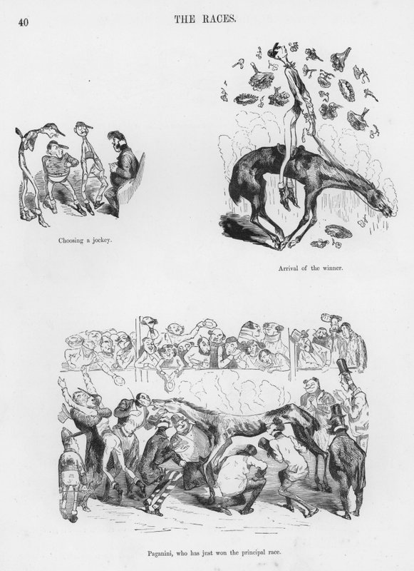 Gustave Dore tarafından Esprili ve Grotesk Eskizler (gravür) by Gustave Dore