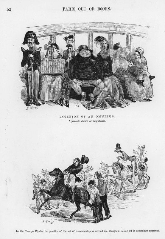 Gustave Dore tarafından Esprili ve Grotesk Eskizler (gravür) by Gustave Dore