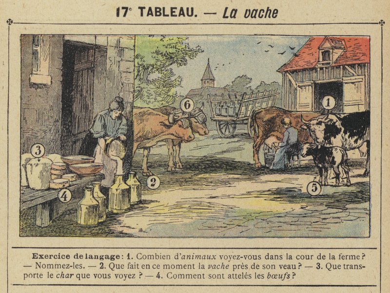 La vache (renk üyeleri) by Gustave Fraipont