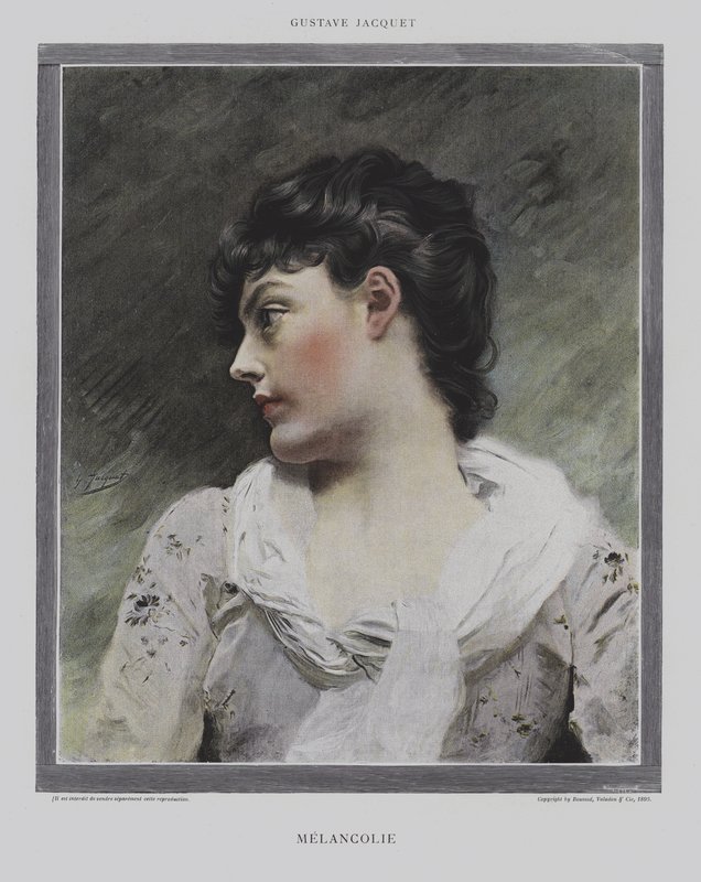 Melankoli by Gustave Jacquet