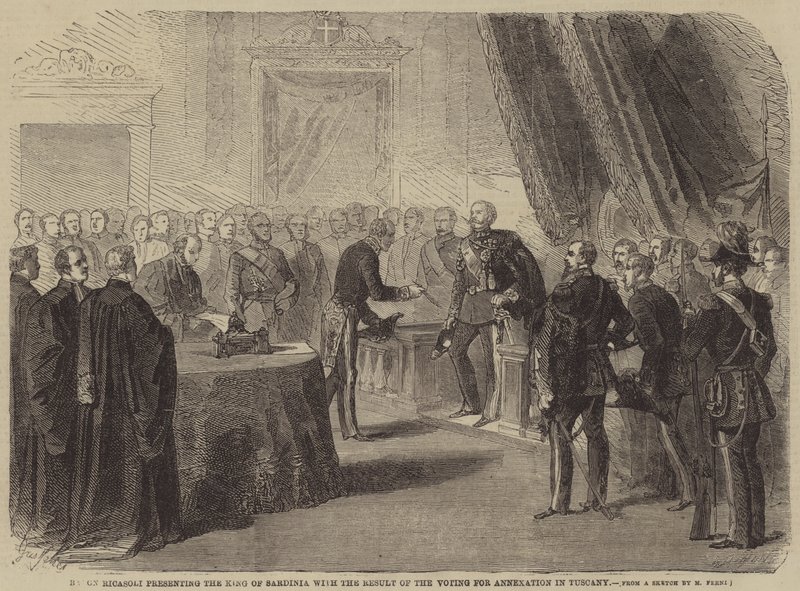 Baron Ricasoli, Sardunya Kralı
