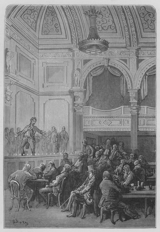 Kafe-Konser by Gustave after Dore
