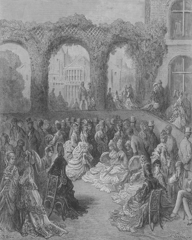 The Broad Highway a Romance of Kent için İllüstrasyon by Gustave after Dore