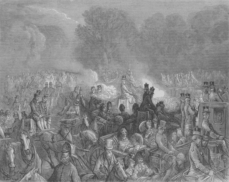 Une Rue Du West-End A Trois Heures DApres Midi  by Gustave after Dore