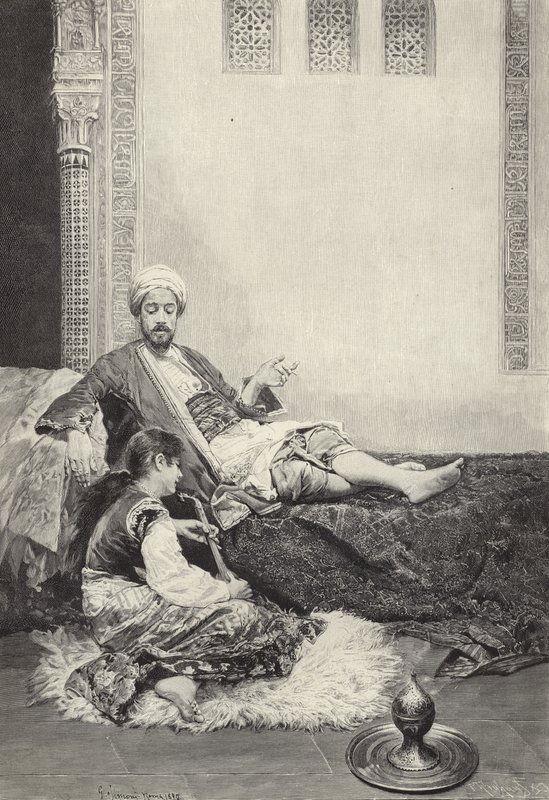 Haremde (gravür) by Gustavo Simoni