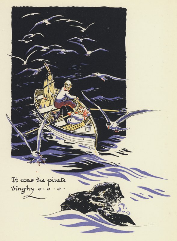 Peter Pan ve Wendy: Korsan botuydu (renkli taş) by Gwynedd M. Hudson