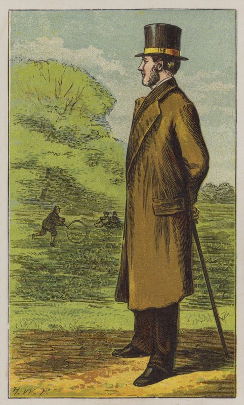 Park Bekçisi (renkli taş) by H.W. (after) Petherick