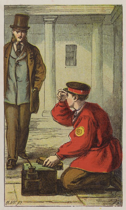Ayakkabı siyahı (renkli lito) by H.W. (after) Petherick