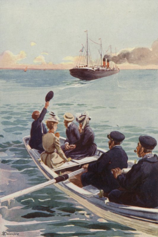 Vapur her saniye küçülüyordu by H. Delaspre