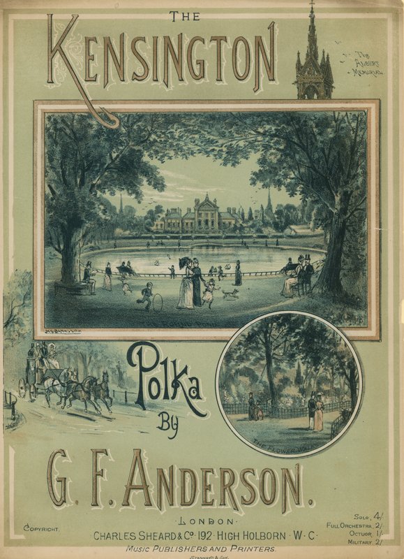 GF Anderson tarafından The Kensington Polka için müzikal puan by H. G. Banks