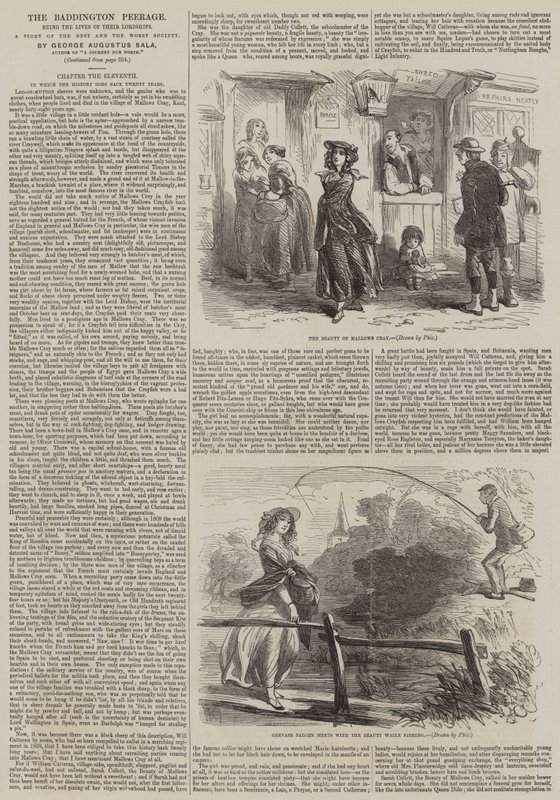 Baddington Peerage by Hablot Knight Browne